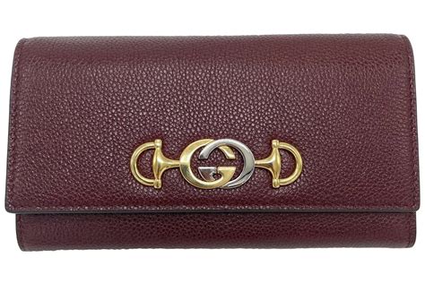 burgundy gucci soho wallet|checkered Gucci wallet.